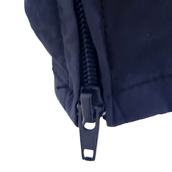 PacSun Ankle Zipper Black Blue and WhiteTrack Pants - Picture 5 of 11